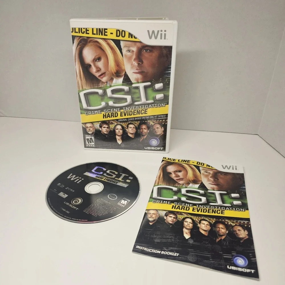 CSI:‎ Crime Scene Investigation - Hard Evidence (Nintendo Wii, 2008)